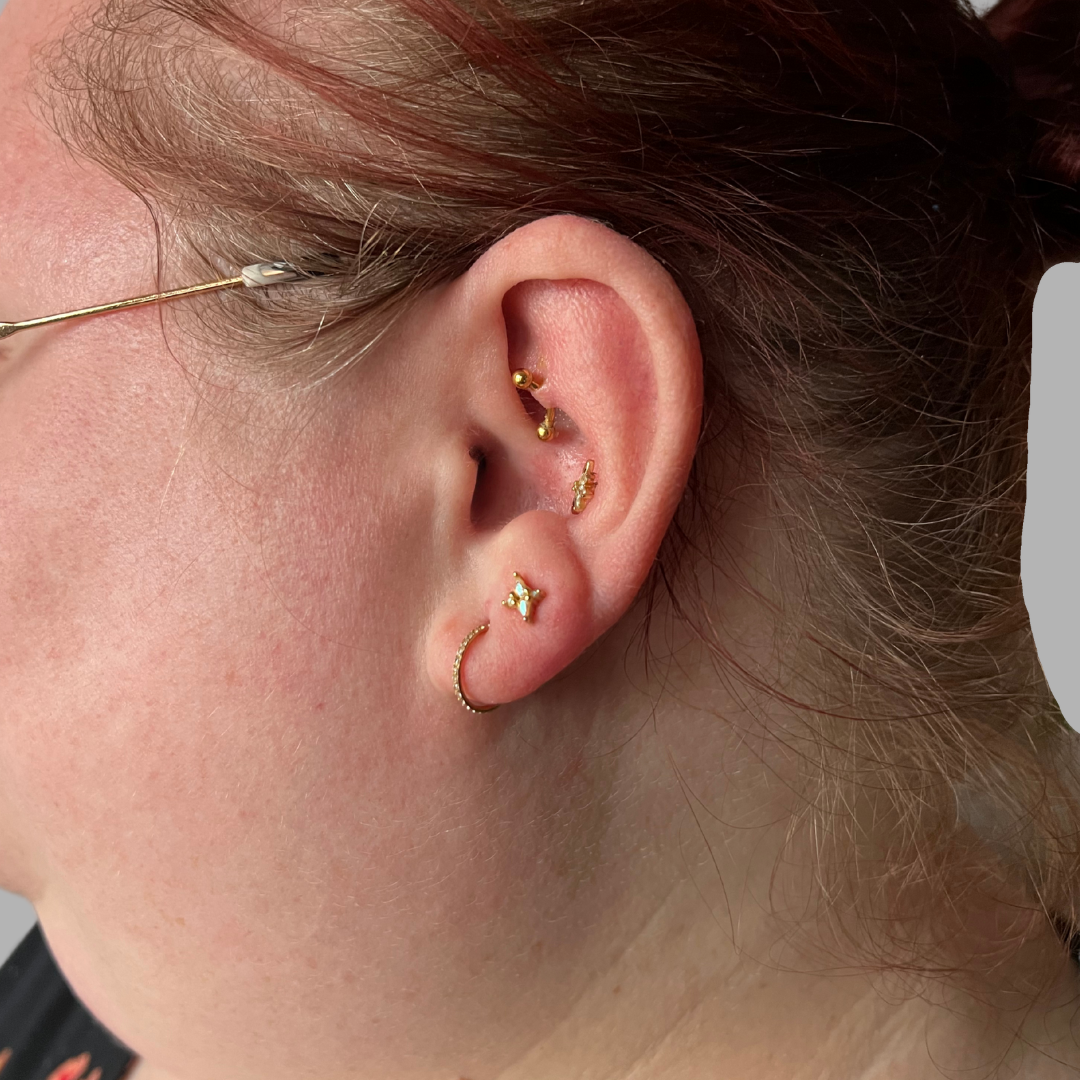 Labrets - IT Cruciform Flower