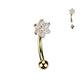 Curved Barbell - TITANIUM - IT Flower