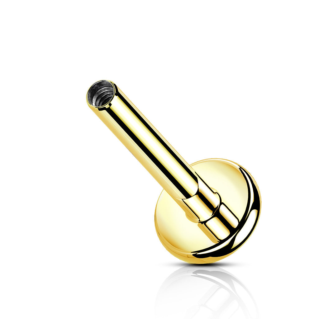 PARTS - TITANIUM - IT Labret Posts Gold Plated