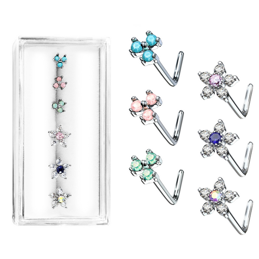Nose Studs - Pack of 6 (C)