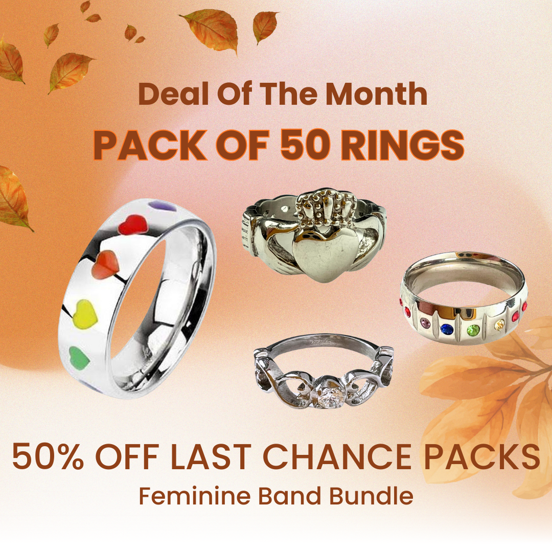 Last Chance Packs - 50 Piece Feminine and Spinning Band Bundle