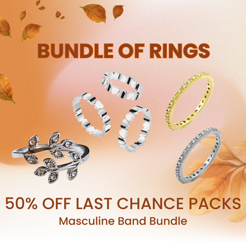 Last Chance Packs - 50 Piece Feminine Rings Bundle
