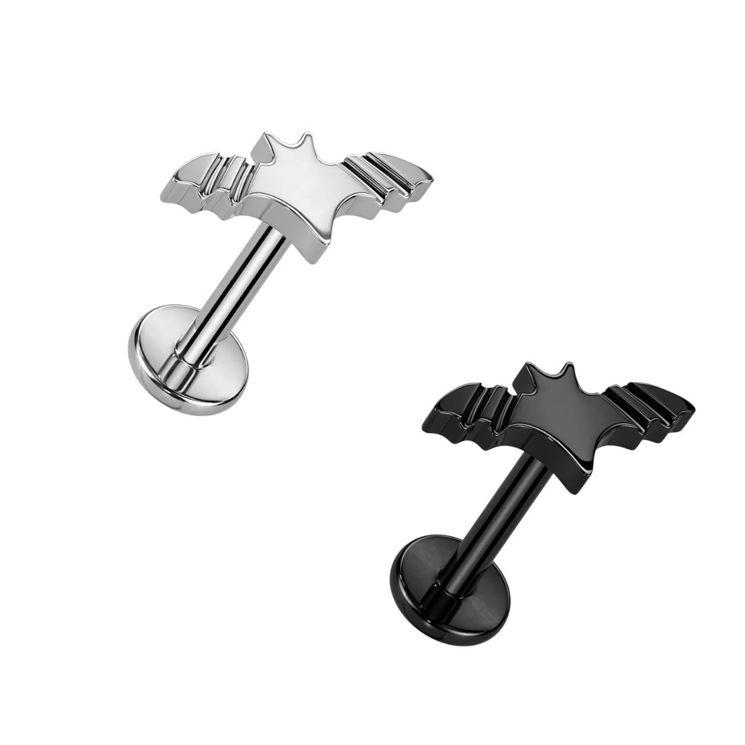 Labrets - TITANIUM - IT Flat Bat