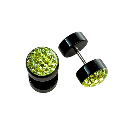 LAST CHANCE PACKS - Faux Plugs - Black Tiffany