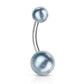 Belly Ring - Pearl Look Banana