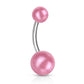 Belly Ring - Pearl Look Banana