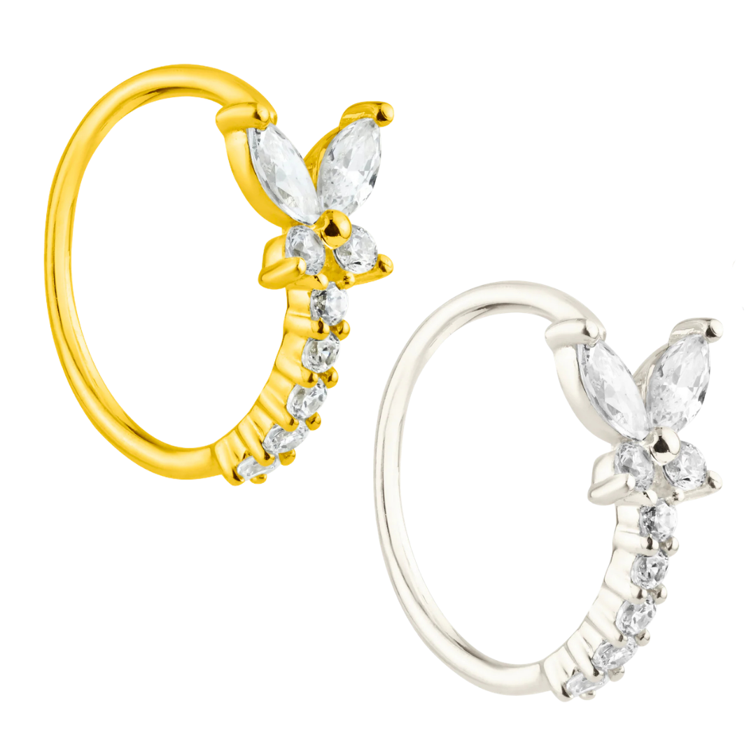 Nose Hoops - Butterfly