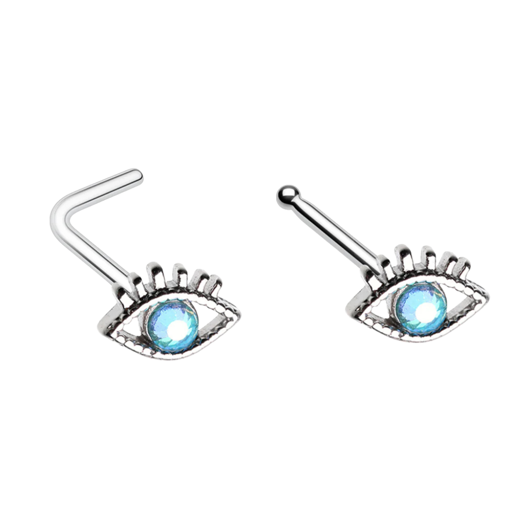 Nose Stud - Evil Eye