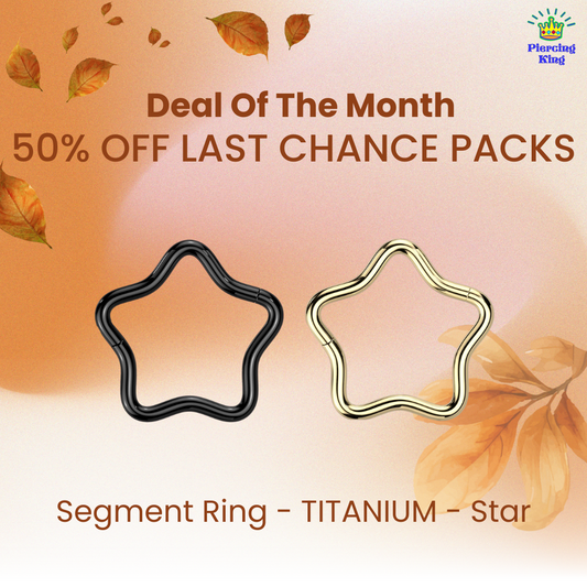 Last Chance Packs - Segment Ring - TITANIUM - Star