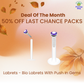 Last Chance Packs - Labrets - Bio Labret With Push-In Gem