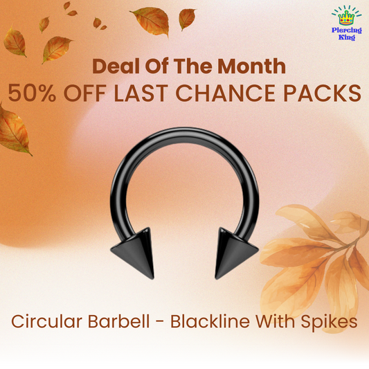 Last Chance Packs - Circular Barbell - Blackline With Spikes