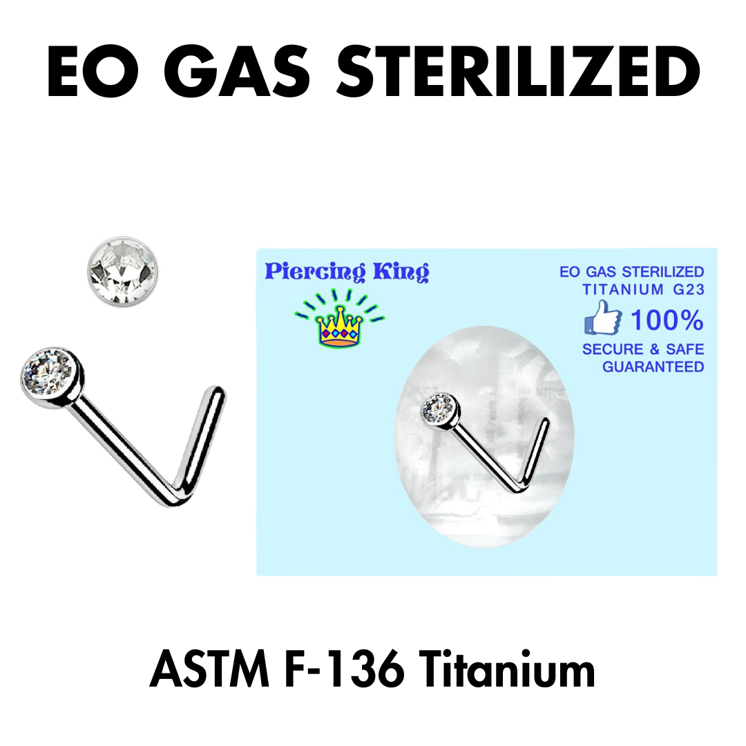 Pre-Sterilized - TITANIUM - Nose L-Bend