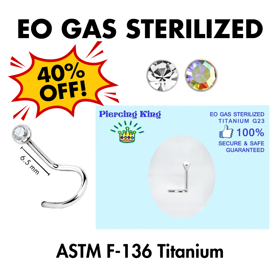 Pre-Sterilized - TITANIUM - Nose Screw Pack of 100