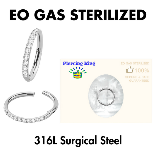 Pre-Sterilized - Segment Ring With Side Facing Gems