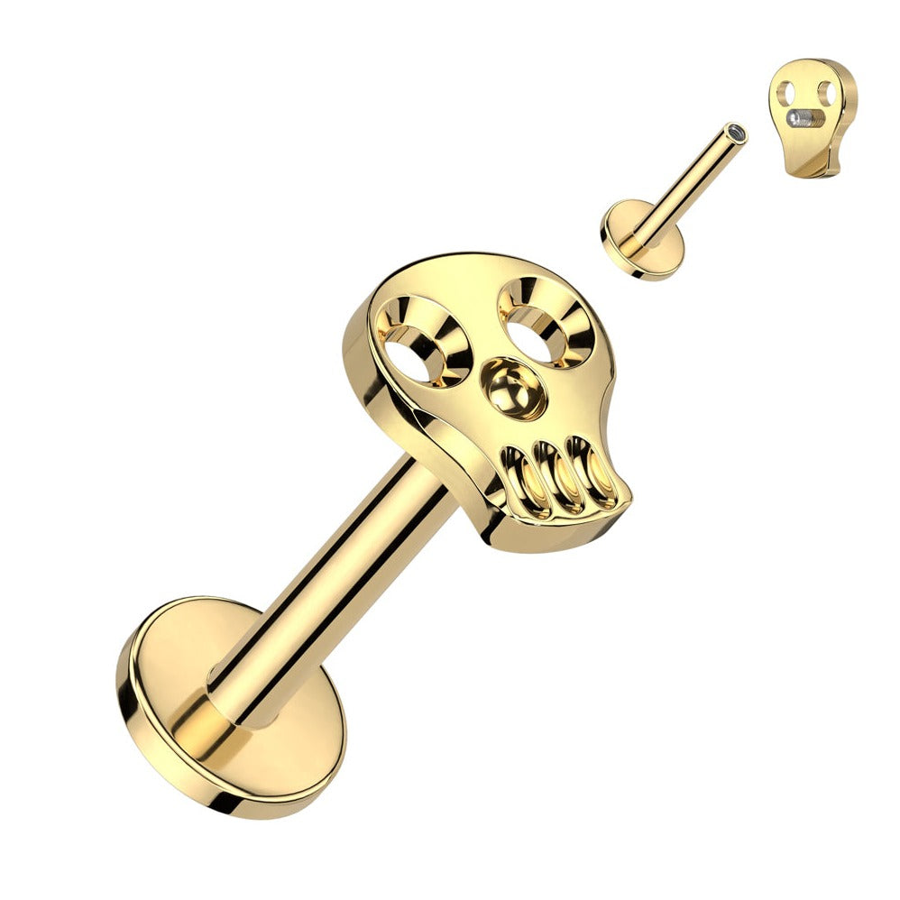 Labrets - TITANIUM - IT SKULL