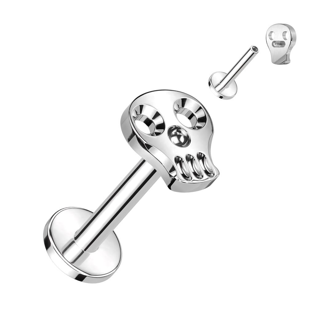Labrets - TITANIUM - IT SKULL
