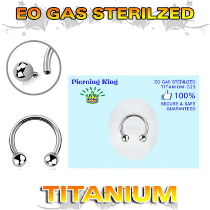 Pre-Sterilized - TITANIUM - IT Circular Barbells