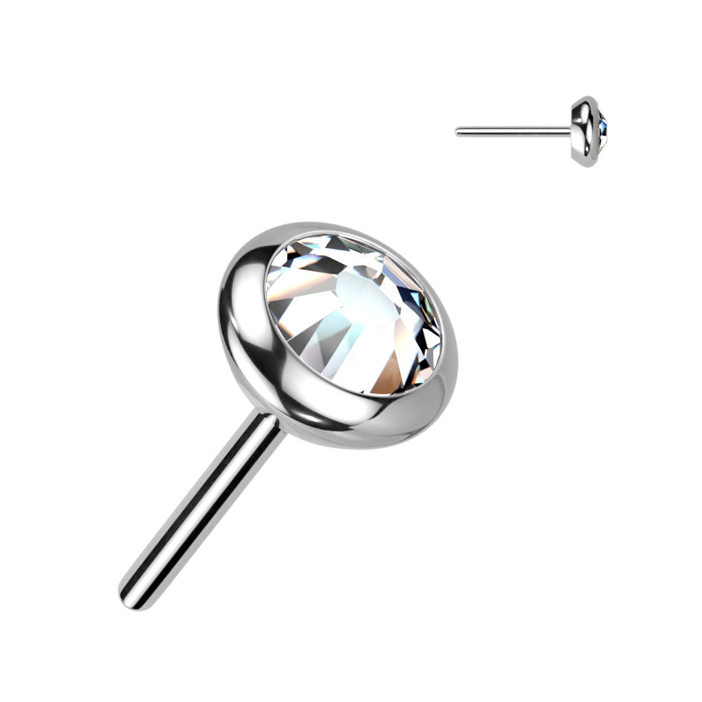 PARTS - TITANIUM - Threadless Jewelled Disks