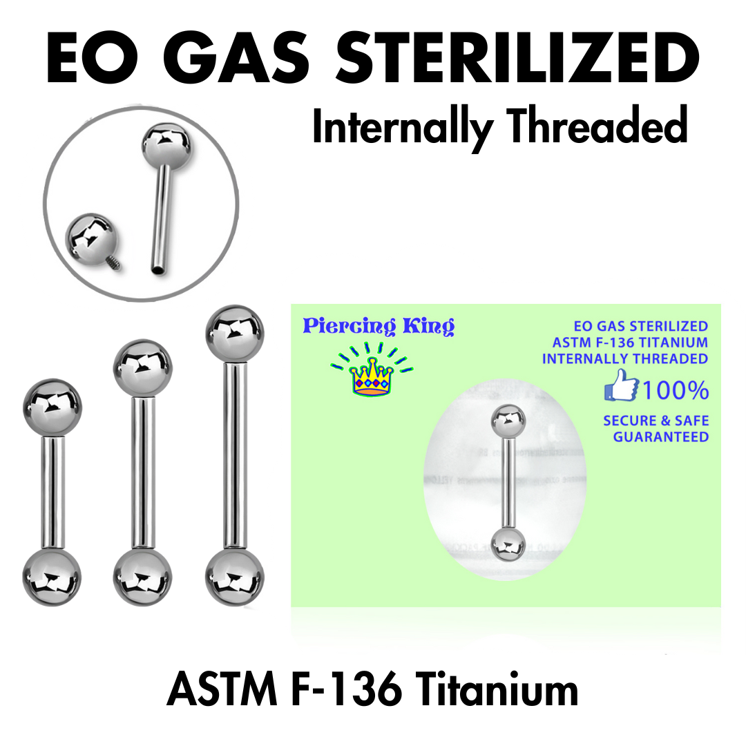 Pre-Sterilized - TITANIUM - IT Barbells