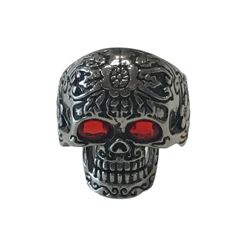 Rings - Skull With 2 Red Eyes