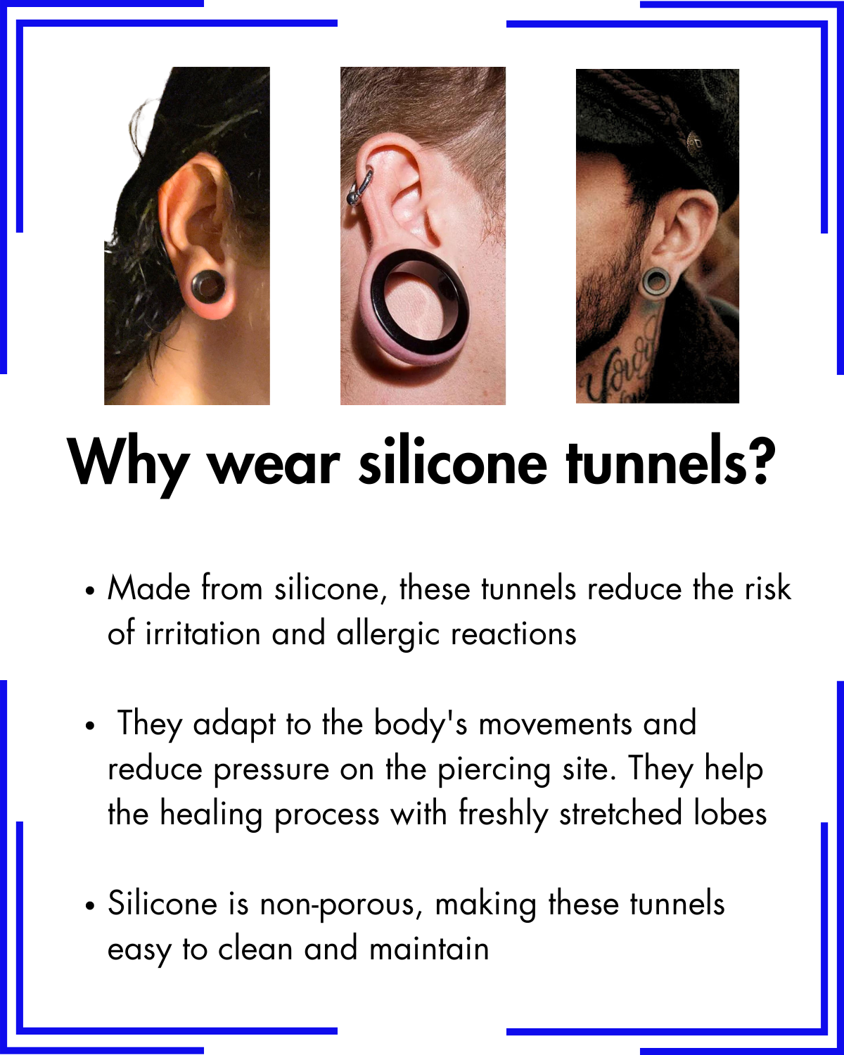 Tunnels / Plugs - Silicone Tunnels