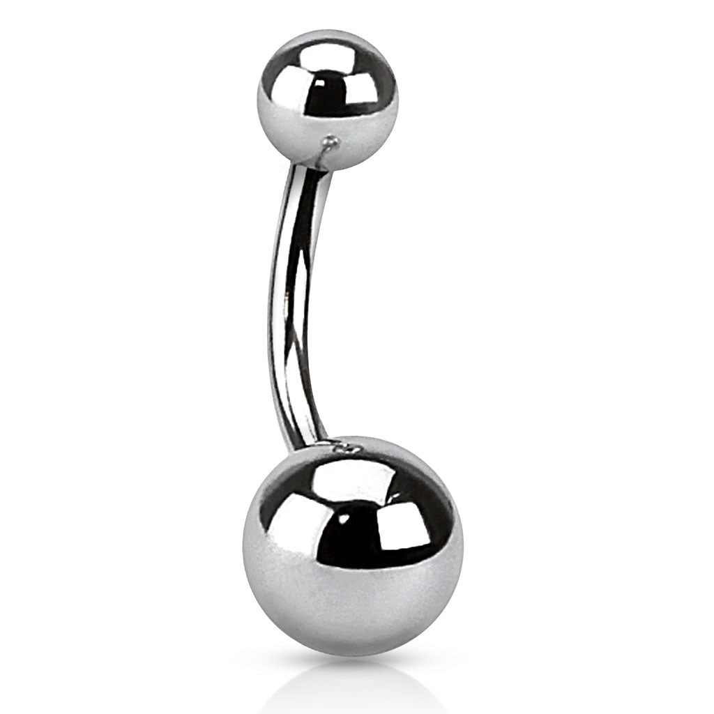 Belly Ring - Steel No Gems