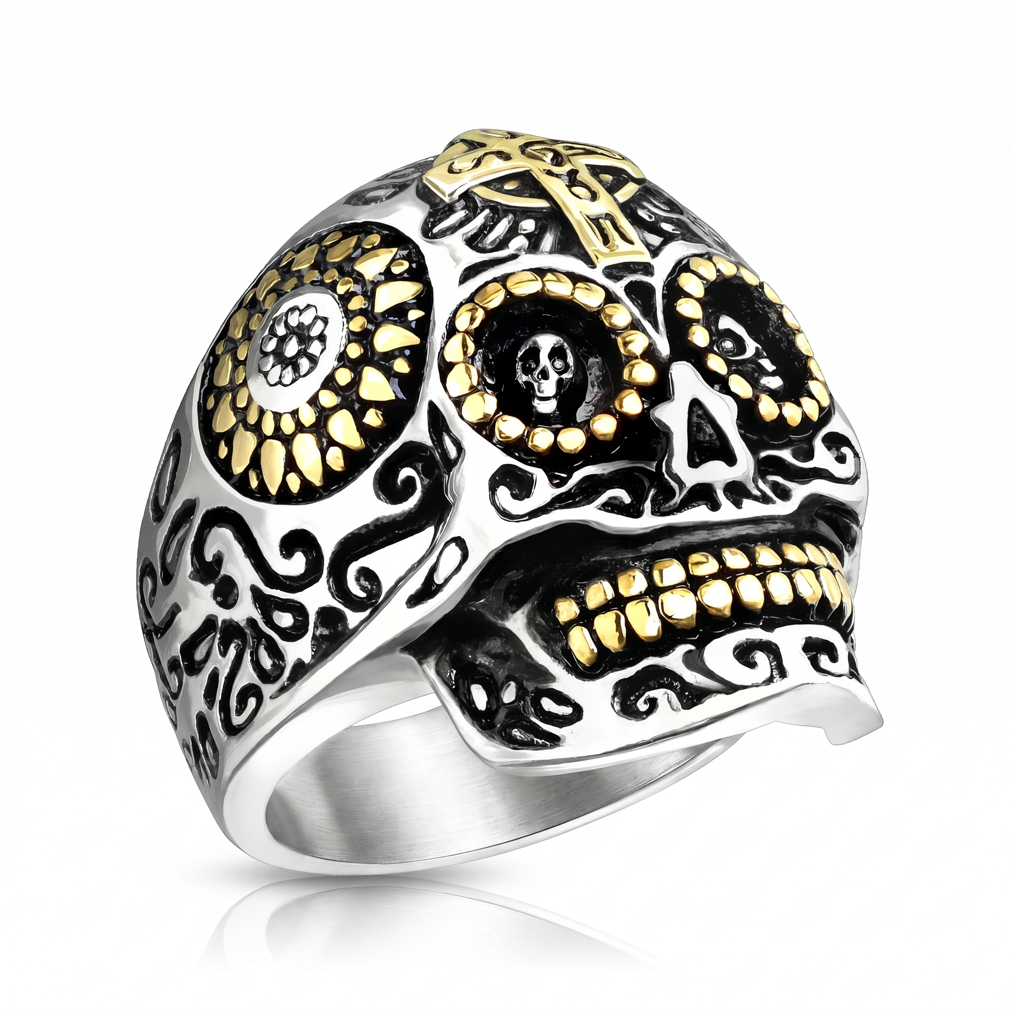 Rings - Day Of The Dead Skull