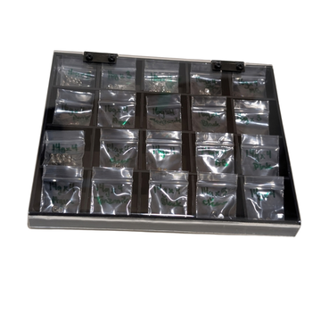 Display - Box With TITANIUM Internally Threaded Parts