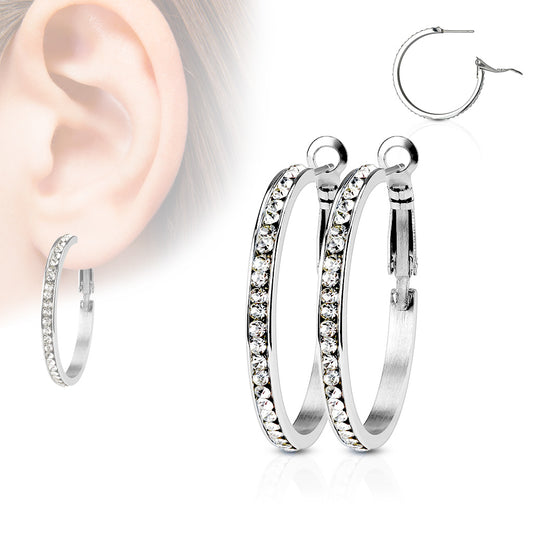 Earrings - Eternity Hoops