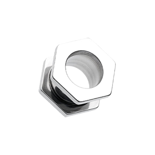 Tunnels / Plugs - Surgical Steel Hexa Tunnels