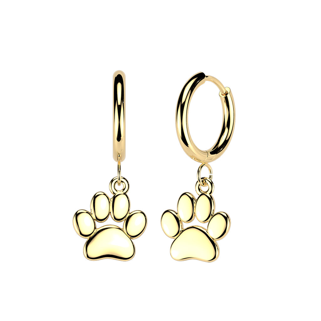 Earrings - Hoop Paw