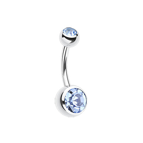 Belly Ring - Double Jewel