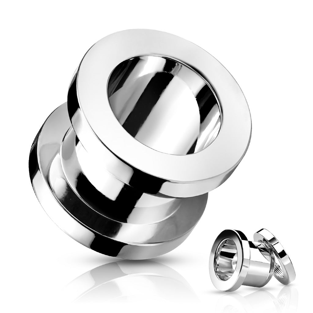 Tunnels / Plugs - Surgical Steel Machine Head Tunnels