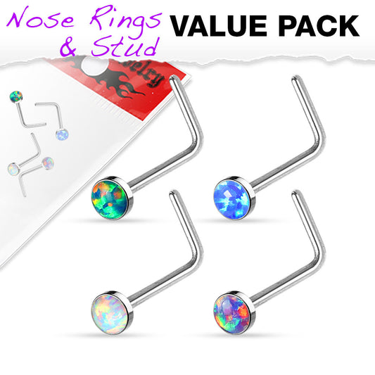Value Pack - Nose L-Bend Opal