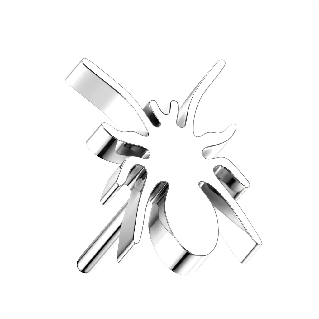 PARTS - TITANIUM - Threadless Flat Spider