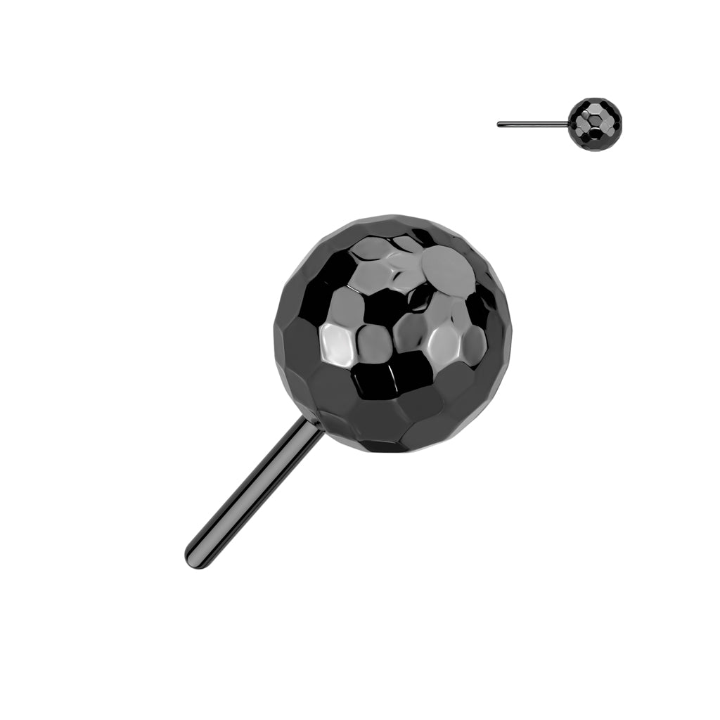 PARTS - TITANIUM - Threadless Faceted Balls