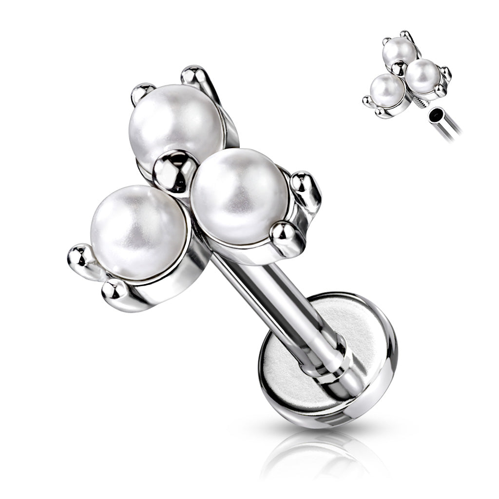 Labrets - IT Pearl Trinity