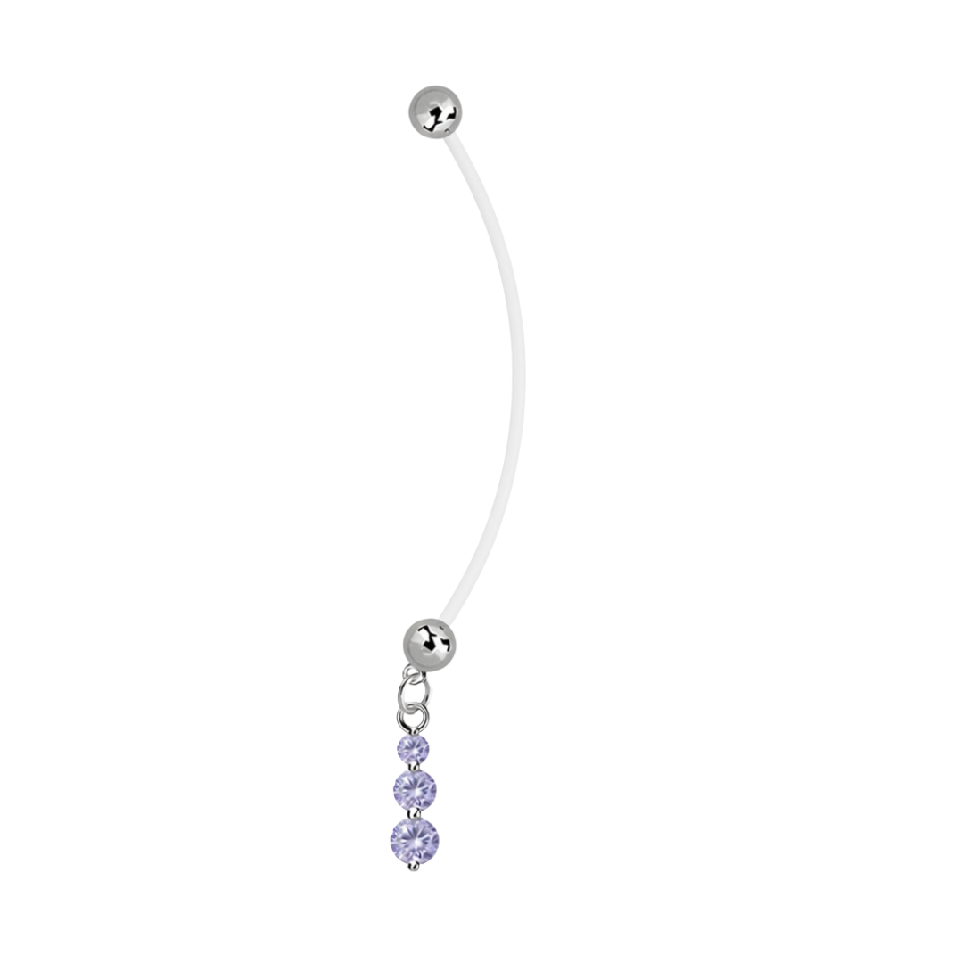 Belly Ring - Pregnancy 3 CZ