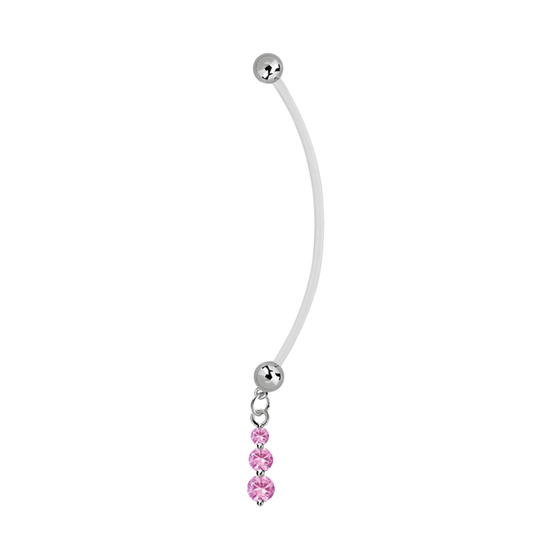 Belly Ring - Pregnancy 3 CZ