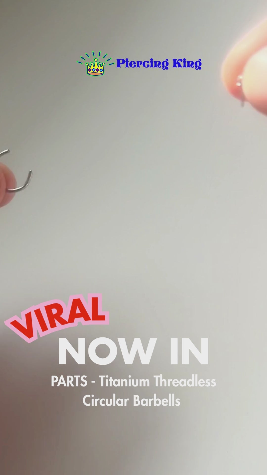 PARTS - TITANIUM - Threadless Bezel Set Gems