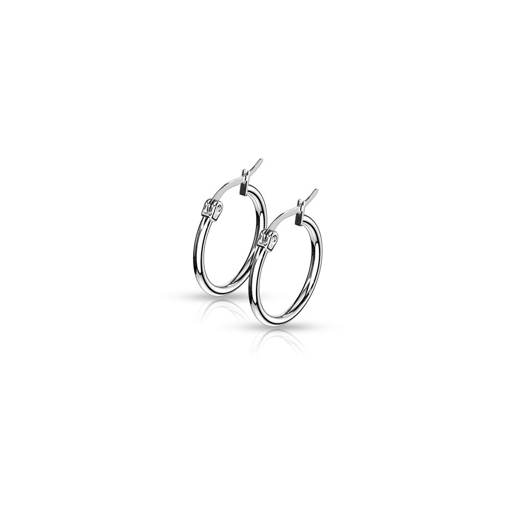 Earrings - Round Hoops