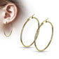 Earrings - Round Hoops