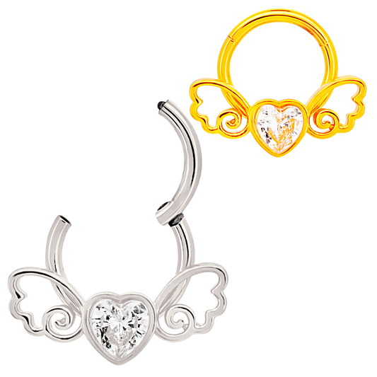 Segment Ring - Heart Filigree