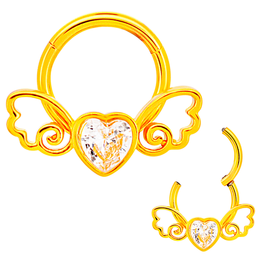 Segment Ring - Heart Filigree