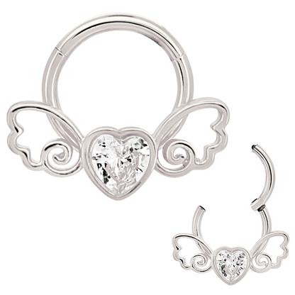 Segment Ring - Heart Filigree