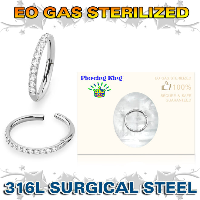 Pre-Sterilized - Segment Ring With Side Facing Gems