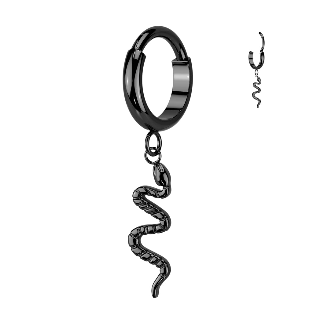 Segment Ring - TITANIUM - Dangly Snake