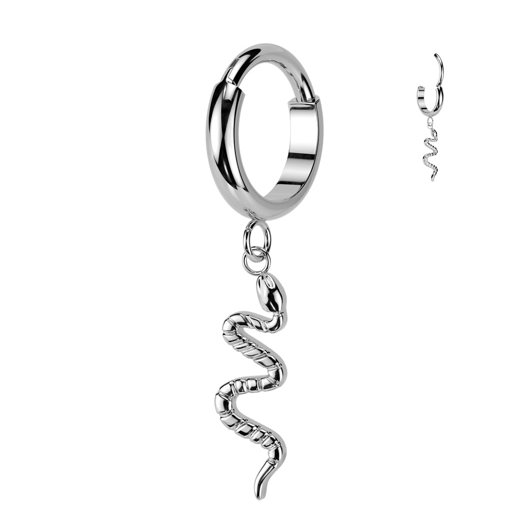 Segment Ring - TITANIUM - Dangly Snake