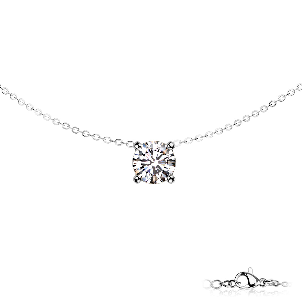 Necklaces - Solitaire CZ