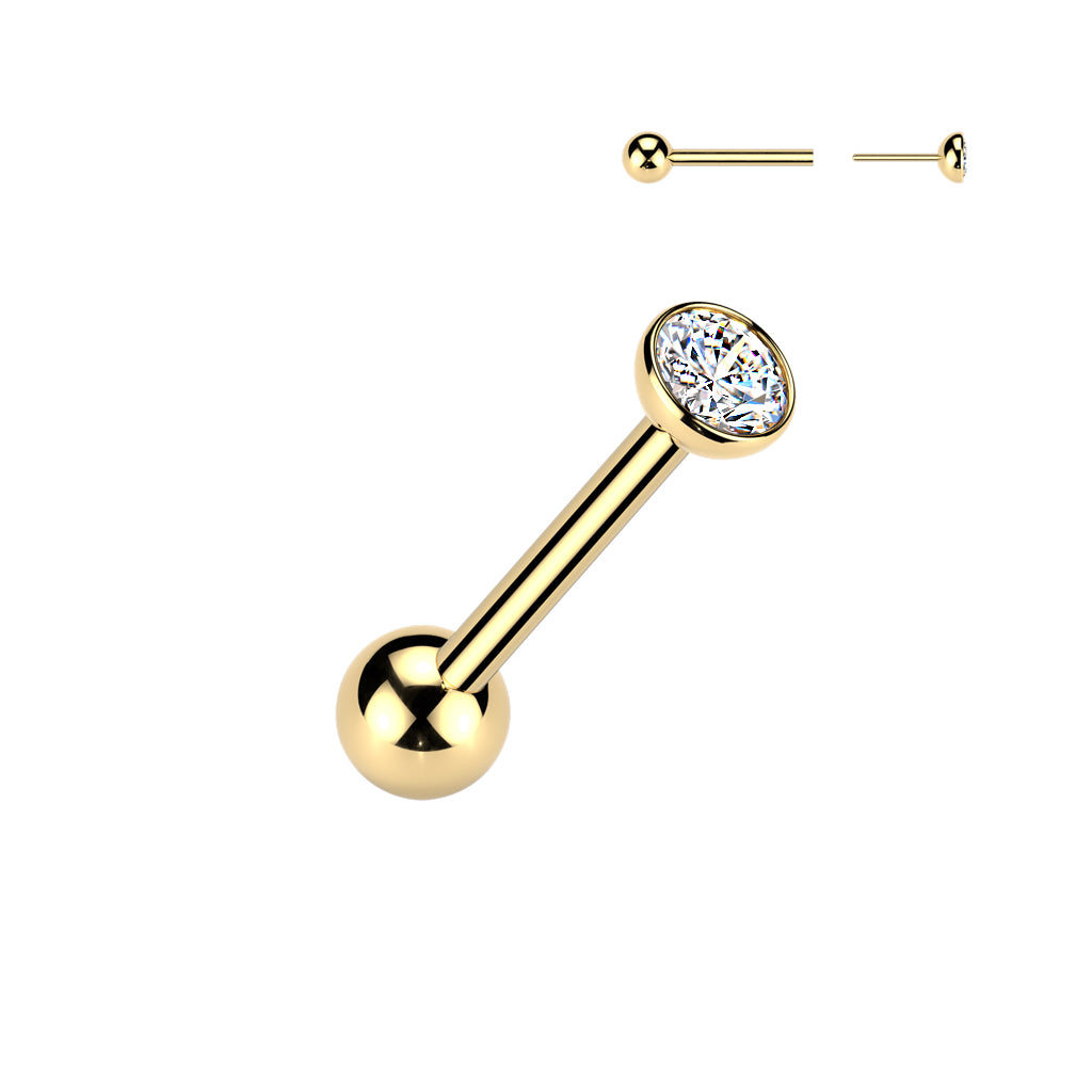 Cartilage - TITANIUM - Threadless Bezel